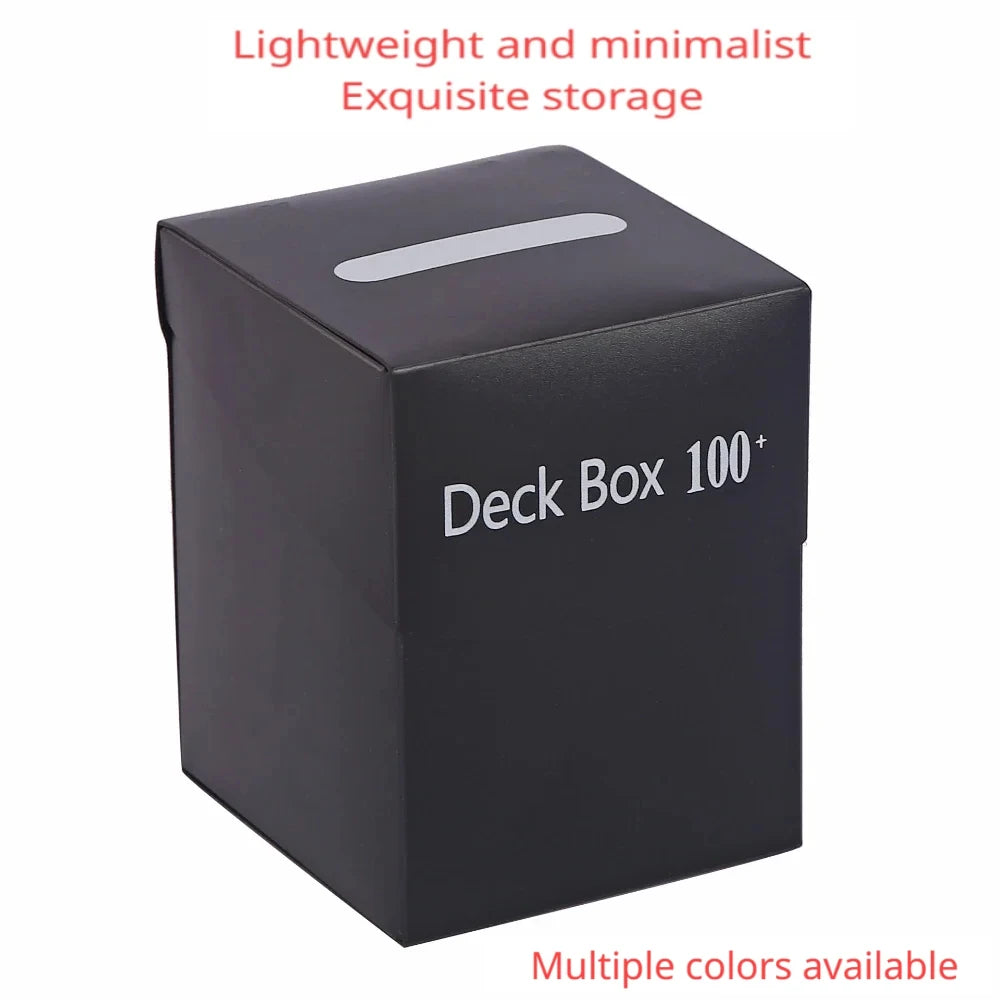 Holds 100+ Trading Card Storage Box Game Card Deck Box for Pokemon Magic YuGiOh Collectible Sport Cards Case Card Organizer