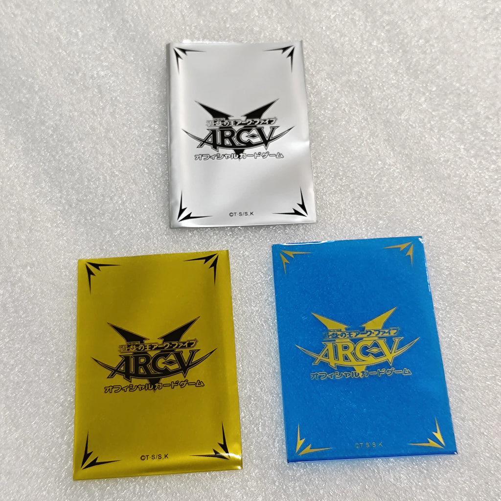 50 pcs/pack  Yugioh ARCV Card Sleeves Yu-Gi-Oh! OCG TCG Trading Cards Protector Case Free Shipping