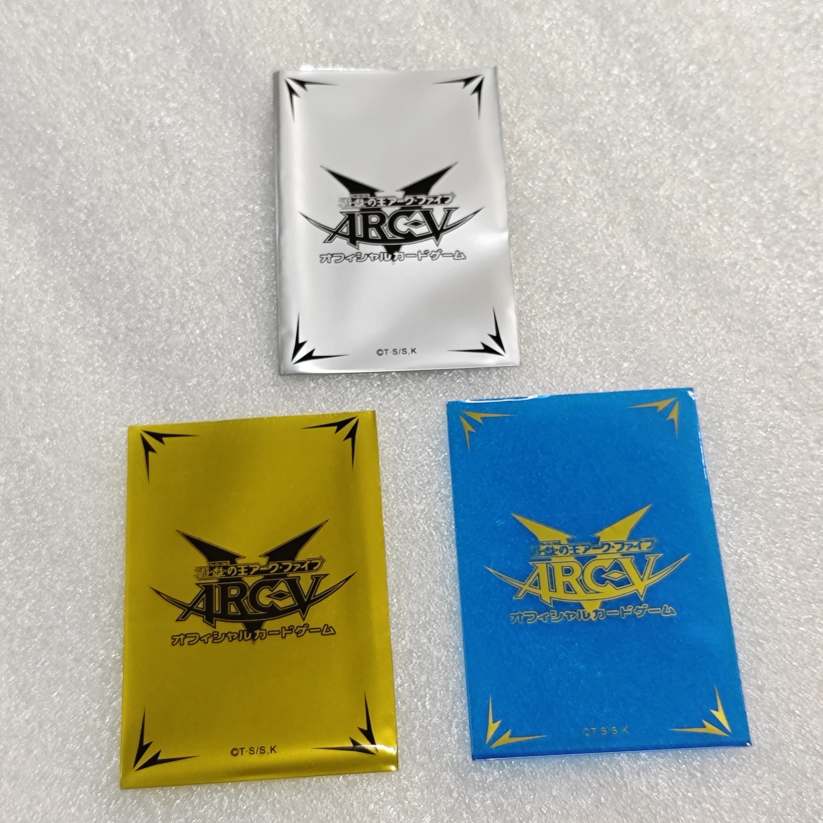 50 pcs/pack  Yugioh ARCV Card Sleeves Yu-Gi-Oh! OCG TCG Trading Cards Protector Case Free Shipping