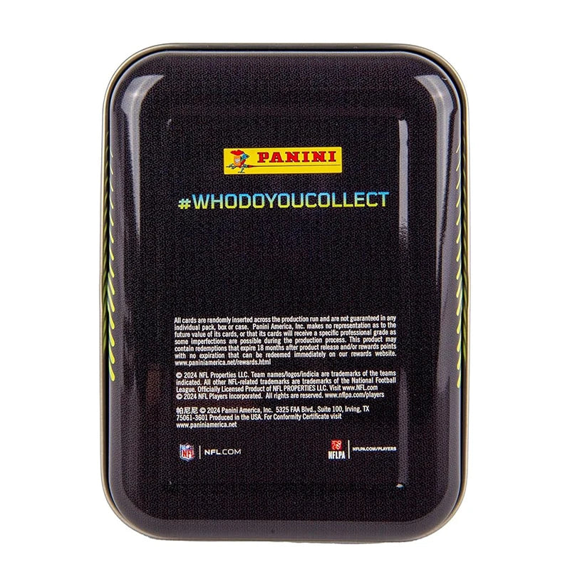 PANINI 2024 Donruss NFL Rookie Cards Elite Tin Box Official Draft Picks Trading Cards with Rookie Premier Inserts Cards Gift Box