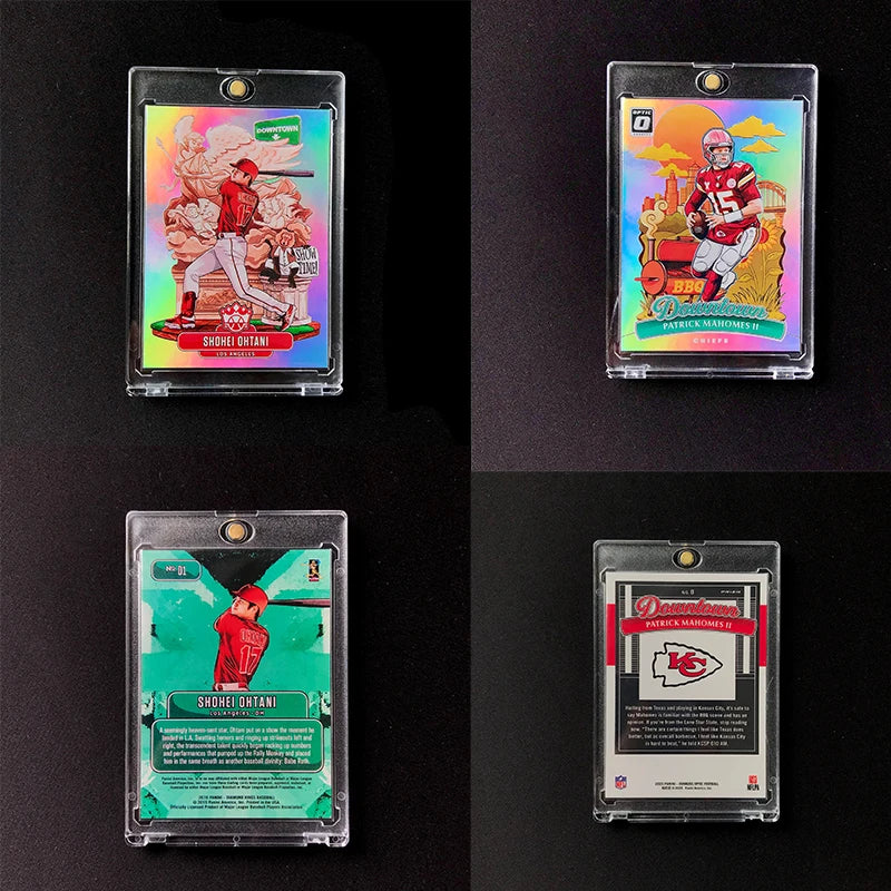 2025 PANINI DIY Optic NFL Landmark City Teka Chiefs Mahomes Downtown Refraction Card Homemade Card