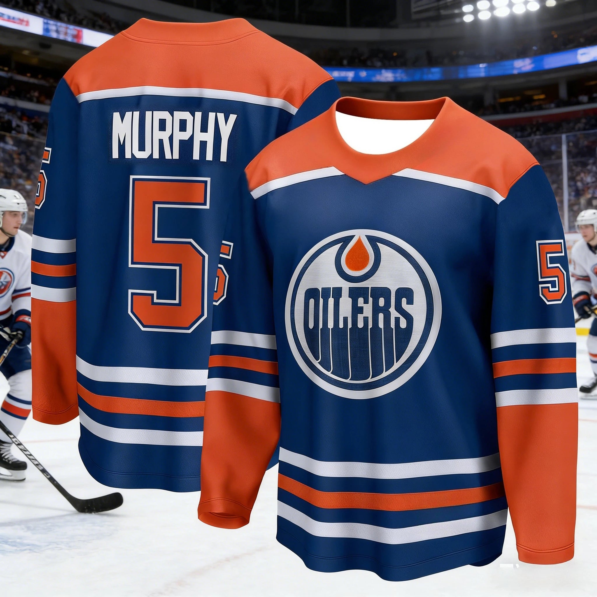 2026 Men's New Canadian Men's Ice Hockey Sport Shirt 3D Print Royal High-Grade Ball Game Long-Sleeved Shirt Kids