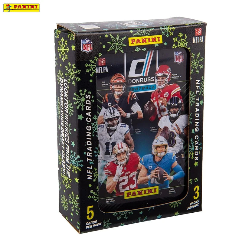 PANINI 2024 Donruss NFL Rookie Cards Elite Tin Box Official Draft Picks Trading Cards with Rookie Premier Inserts Cards Gift Box