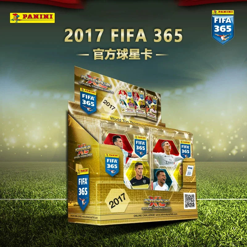 Genuine 2017 Panini FIFA 365 Complete Collection Rare Golden Football Trading Cards Rare Icons Signatures Gift for Soccer Fans
