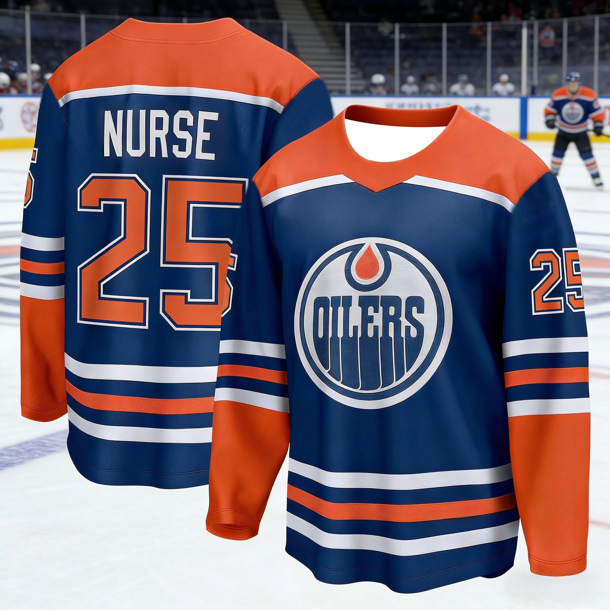 2026 Men's New Canadian Men's Ice Hockey Sport Shirt 3D Print Royal High-Grade Ball Game Long-Sleeved Shirt Kids