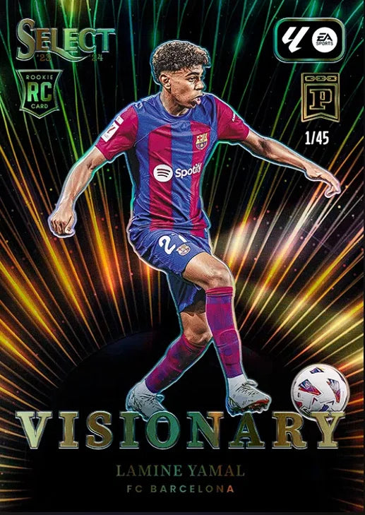 Diy Homemade Panini FIFA World Cup Football Series Lamine Yamal Signature Collection Card Toys Gift