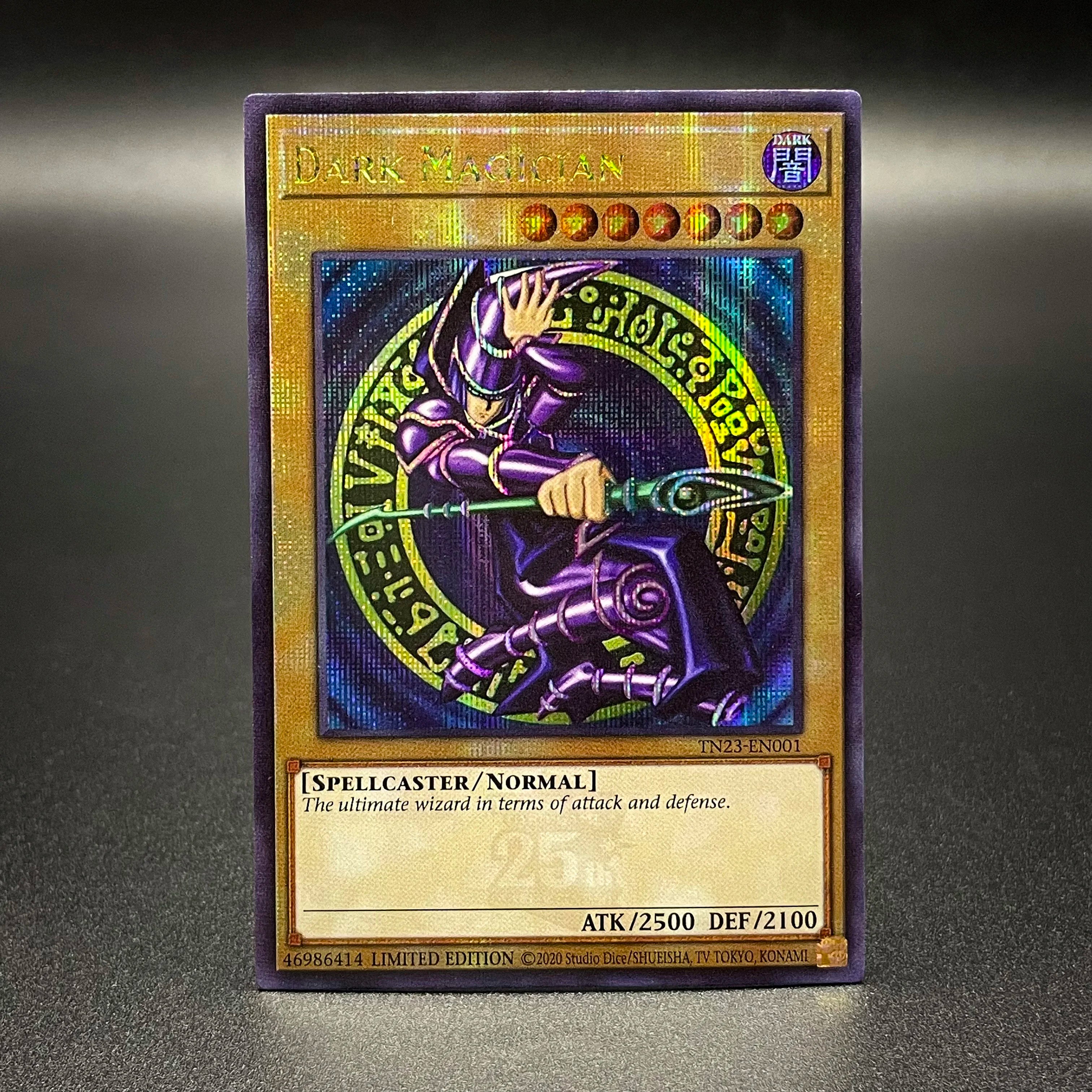 Yu-Gi-Oh! Card Dark Magician Of Chaos Platinum Secret Rare - RA03-EN134 ENVOY OF THE BEGINNING PRIMITE DRAGON TCG QCSCR Card