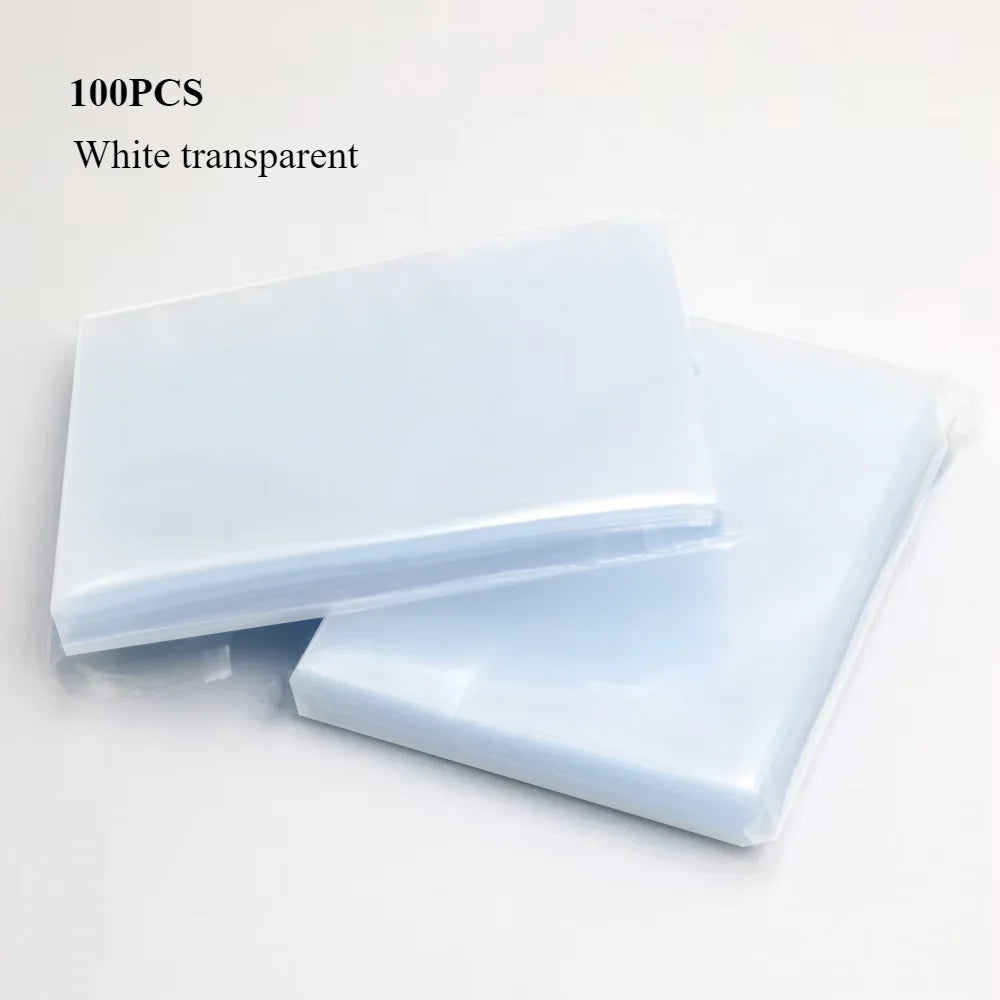 100pcs Trading Card Sleeves Soft Clear Penny Sleeves Perfect for Double-sleeving Compatible with Pokemon Mtg Cards Sport Cards