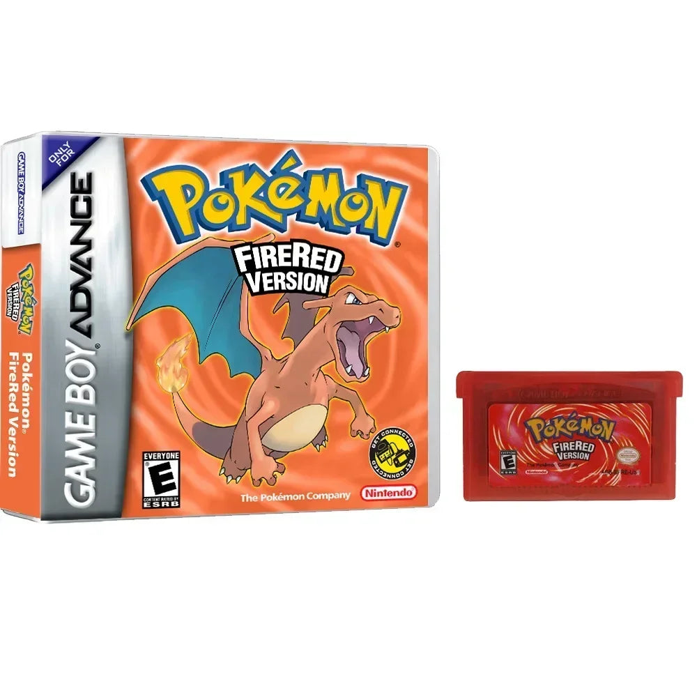 Pokémon-Game Card English Language Emerald Sapphire Series GB NDSL GBC GBA GBM SP Ruby Firered Video Cartridge Console Game Card