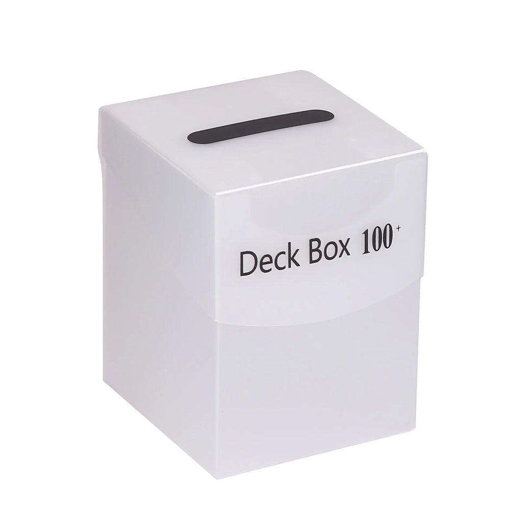 Holds 100+ Trading Card Storage Box Game Card Deck Box for Pokemon Magic YuGiOh Collectible Sport Cards Case Card Organizer
