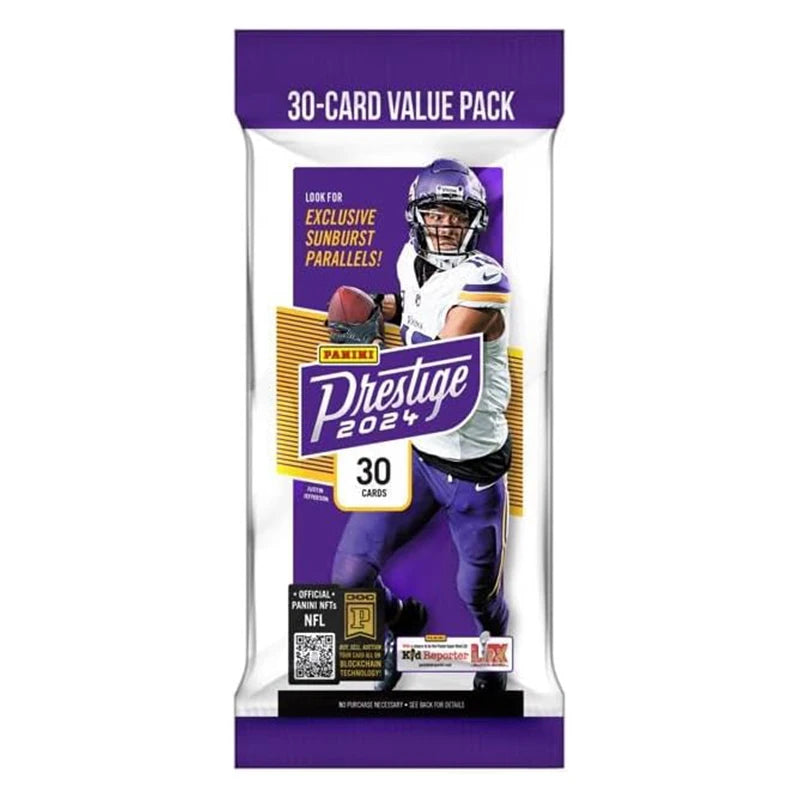 2024 Panini Football NFL Absolute Football Fat Pack Jumbo Value Exchange Collection Cards Gift