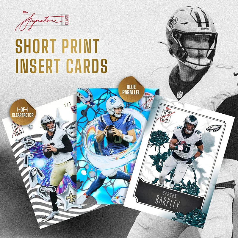 2025 Topps Signature Class NFL Football Series Star Card Collectible Card Value Box