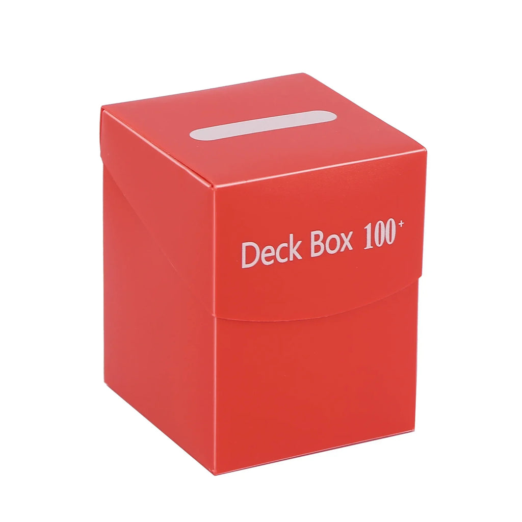 Holds 100+ Trading Card Storage Box Game Card Deck Box for Pokemon Magic YuGiOh Collectible Sport Cards Case Card Organizer