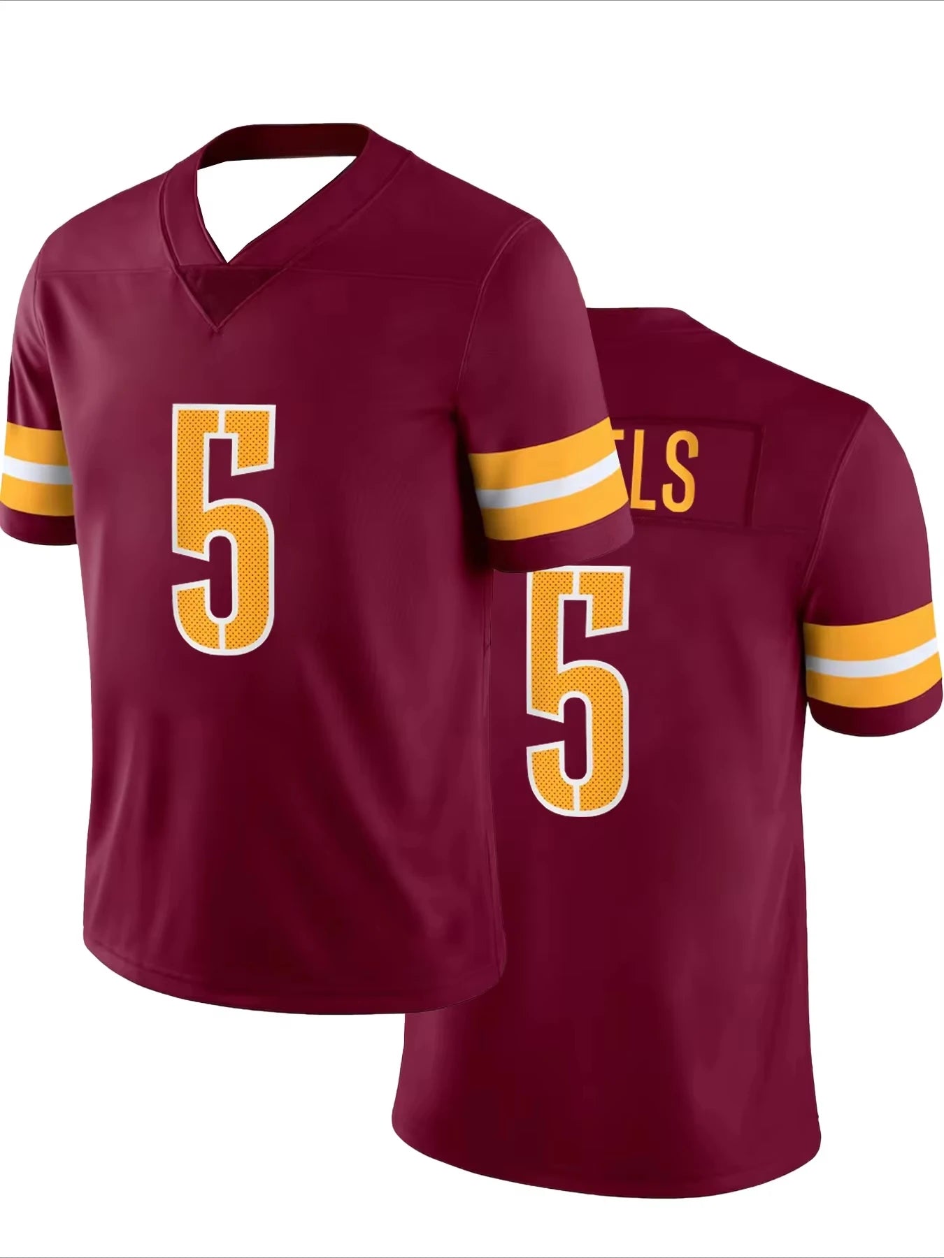 New Summer Men Fashion American Football Jersey Rugby Jersey Sportswear Training Jersey Commanders Red Skin T-shirt Sweatshirt