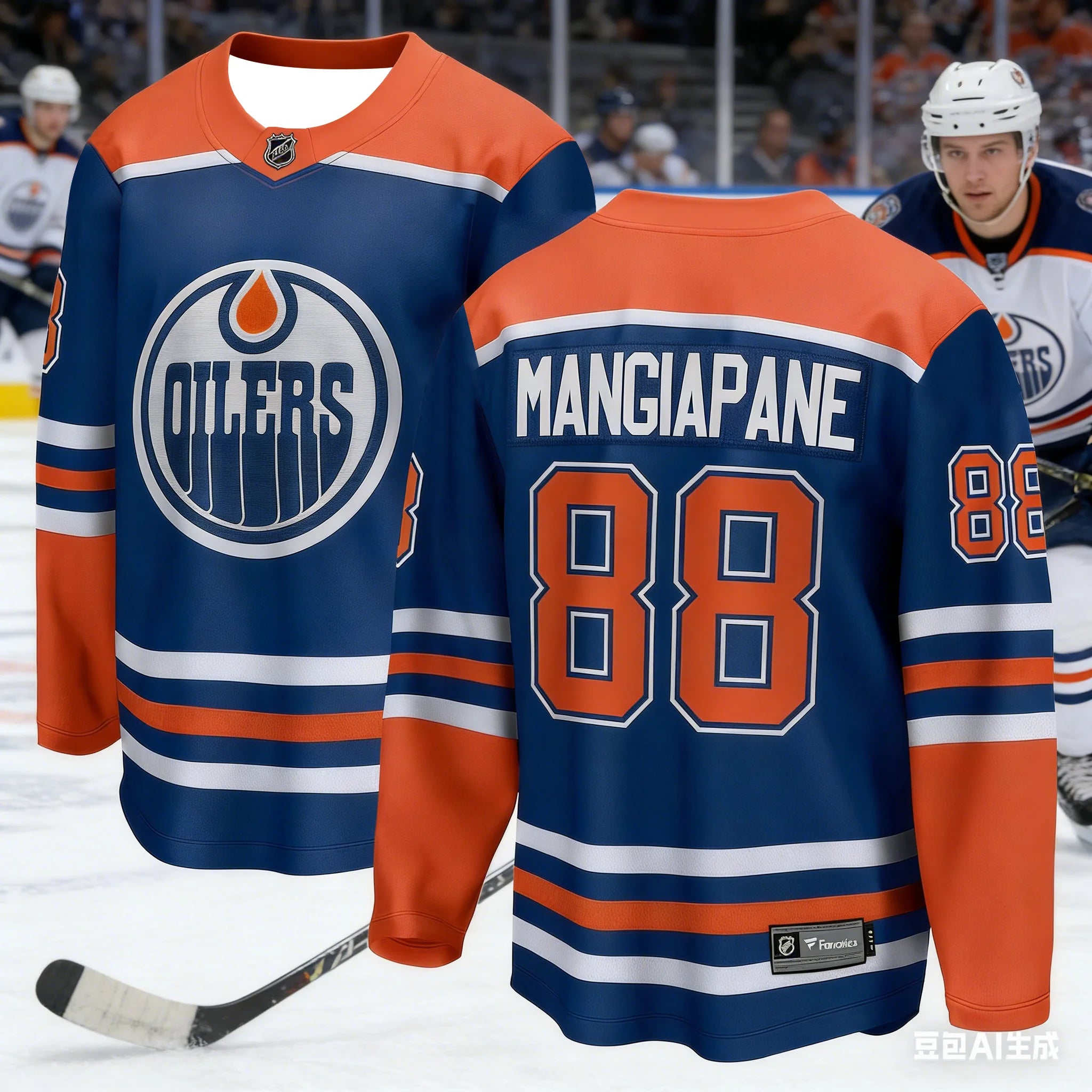 2026 Men's New Canadian Men's Ice Hockey Sport Shirt 3D Print Royal High-Grade Ball Game Long-Sleeved Shirt Kids