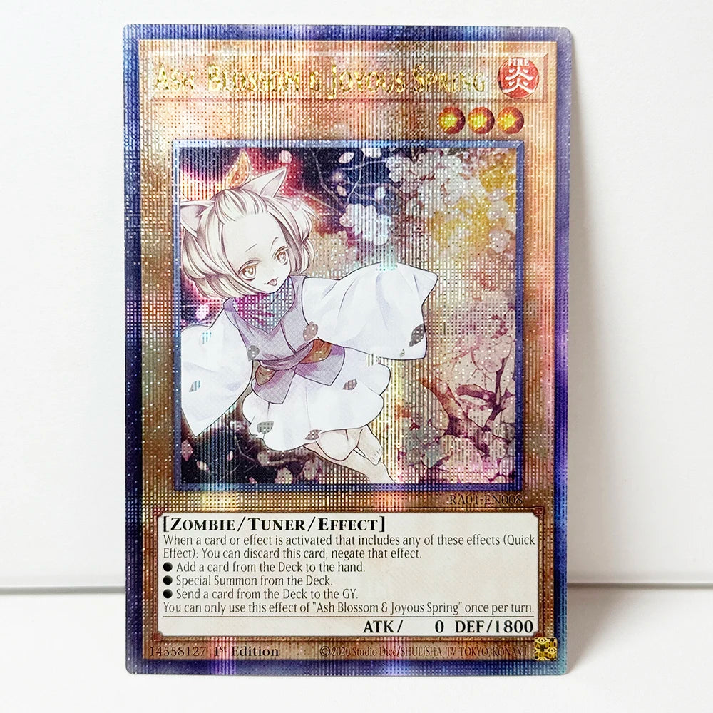 YuGiOh! 25Th Anniversary Rarity Collection Game Card Ash Blossom&Joyous Spring Ghost Belle&Haunted Mansion Triple Tactics Talent