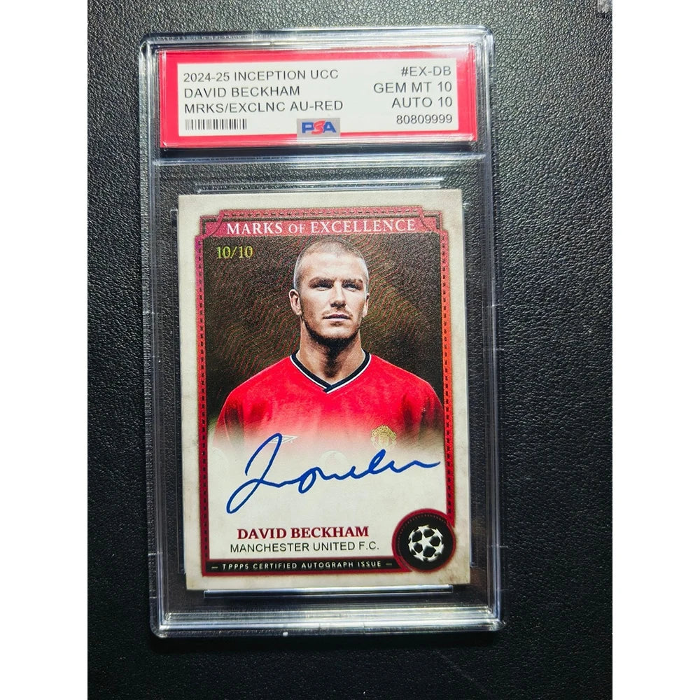 Soccer DIY Homemade Declan Rice Thierry Henry Beckham Cristiano Ronaldo Rated Collectible Card Brick Football Boy Festival Gift