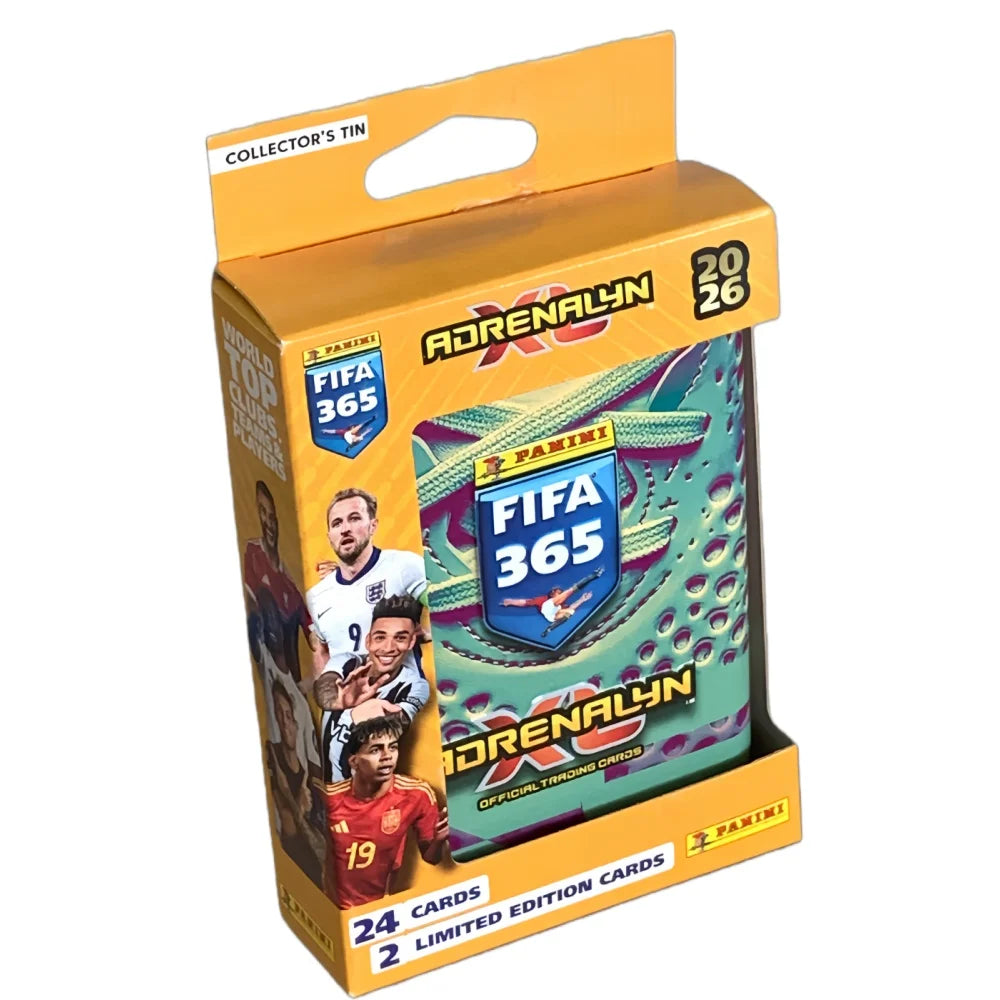 A Random 1pc PANINI Limited Edition FIFA 365 2026 Adrenalyn XL Fat Pack Featuring Official Player Cards, Including Limited Cards