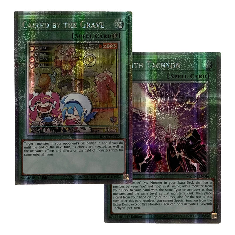 Yu-Gi-Oh! Collection DIY Proxy Cards Non-Original Called by the Grave Seventh Tachyon Non-Original Collection Card Toys