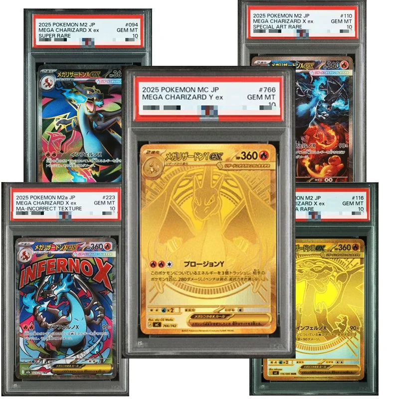 Diy Proxy Pokemon Card The Start Deck 100 Battle Mega Charizard Y Ex M2 Mega Charizard Inferno X Ex Japanese Version Card