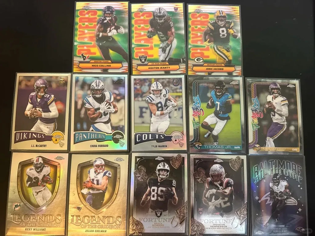 Topps 2025 Signature Class Nfl Football Trading Cards Collectible Value Mega Box Autograph Cards For Sports Collectors