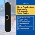 Bone Conduction Bluetooth Sleep Speaker with Display Screen Built-in White Noise TF Card Reading Portable Sleep Aid Device
