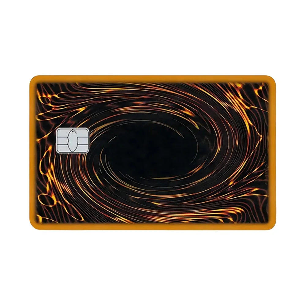 Yu-Gi-Oh! Trading Card Game Style Credit Card Sticker Skin PVC Waterproof Card Cover for Teens Men Bank Card Decor Decal