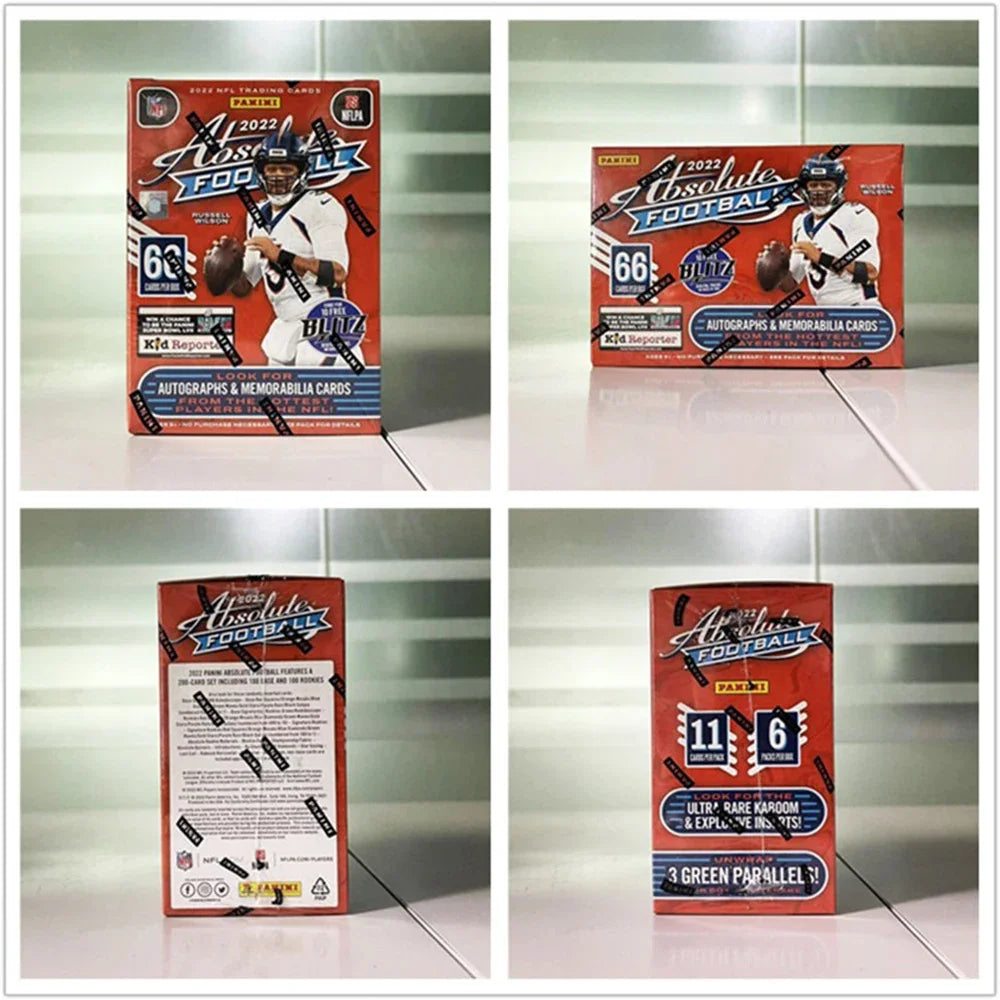 Panini NFL Football Collectible Card, Patrick Mahomes Refractor Shiny Rare KABOOM Card Official Authentic Boy Surprise Gift Set