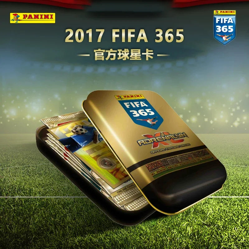 Genuine 2017 Panini FIFA 365 Complete Collection Rare Golden Football Trading Cards Rare Icons Signatures Gift for Soccer Fans