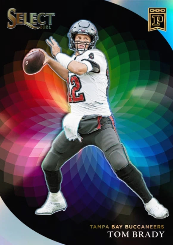 PANINI Select Football Series Aaron Rodgers Patrick Mahomes Tom Brady Trevor Lawrence Diy Homemade Collection Card Toys Gift