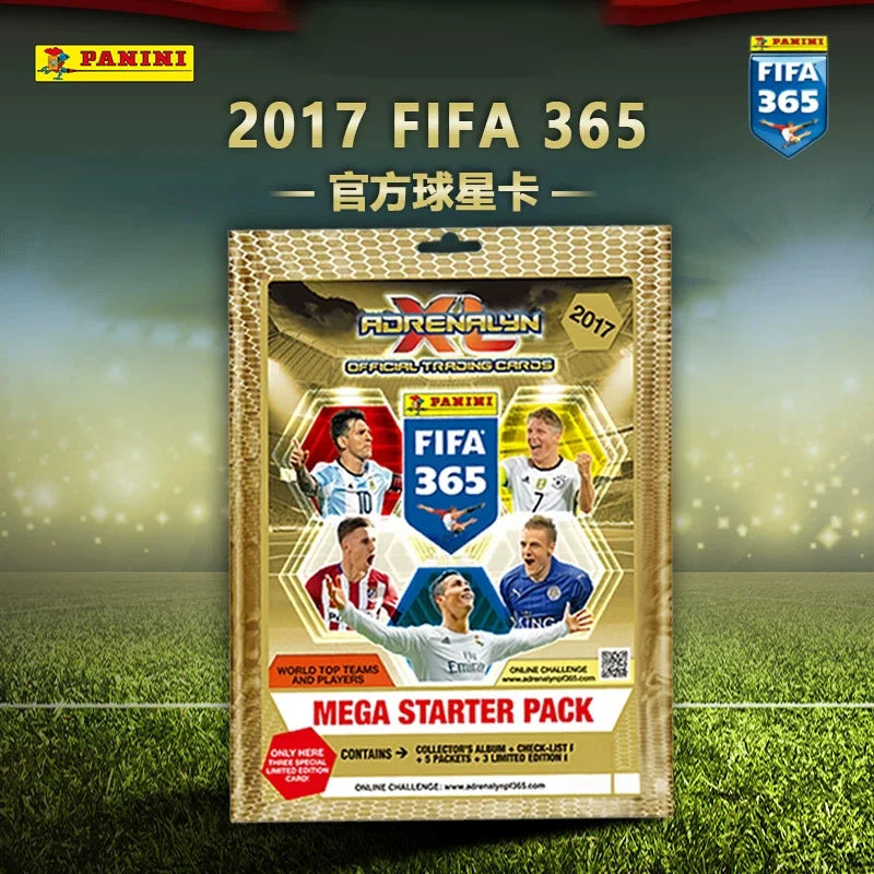 Genuine 2017 Panini FIFA 365 Complete Collection Rare Golden Football Trading Cards Rare Icons Signatures Gift for Soccer Fans