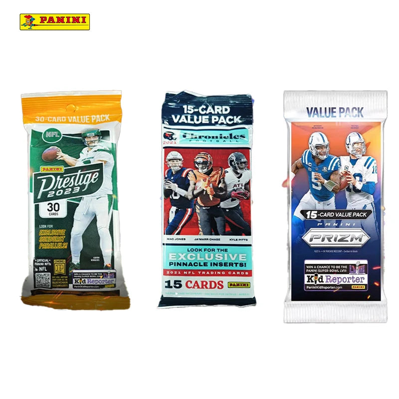 2023 Panini Prizm NFL Football Pack Box Value Pack Collectible Cards Fat Pack