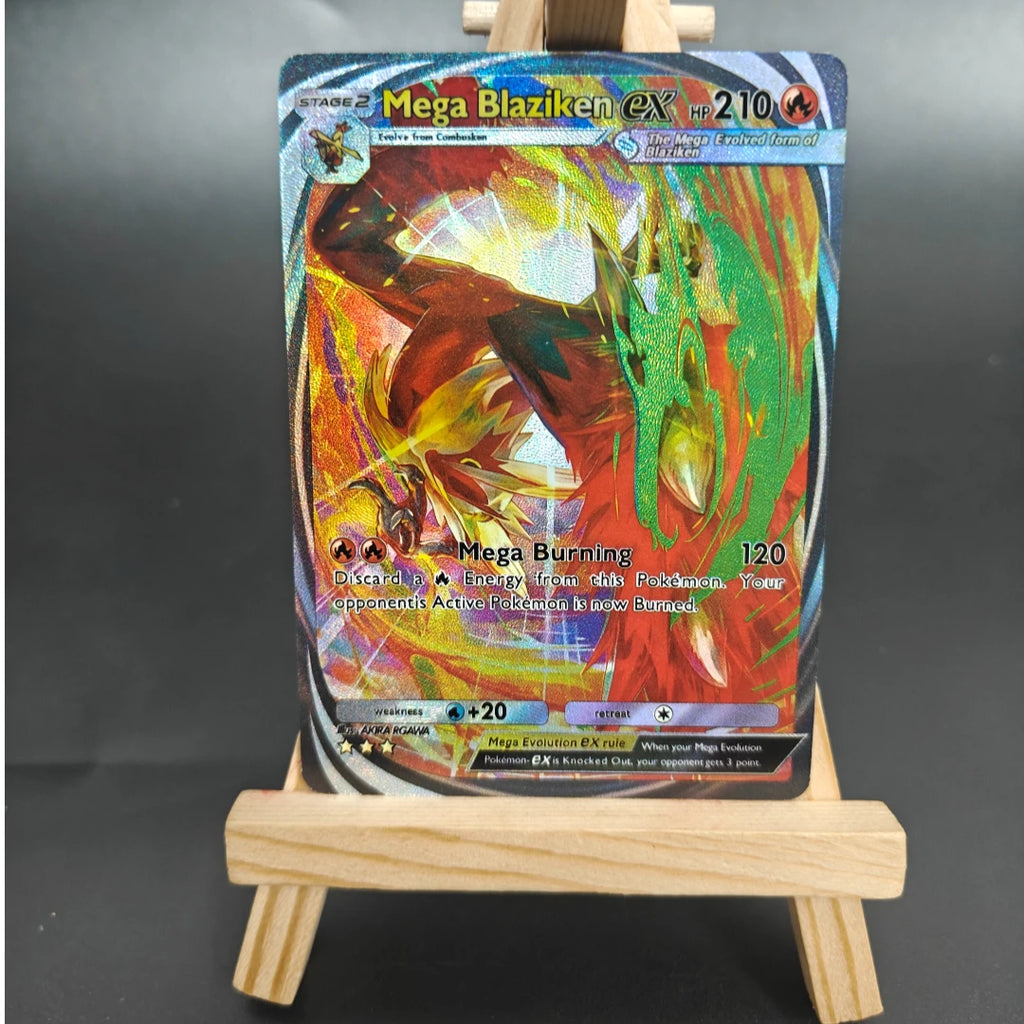 DIY Pokemon TCG Pocket Cards Immersive B1-Mega Rising Blaziken Gyarados Altaria PIkachu Tauros EX APP Game Card