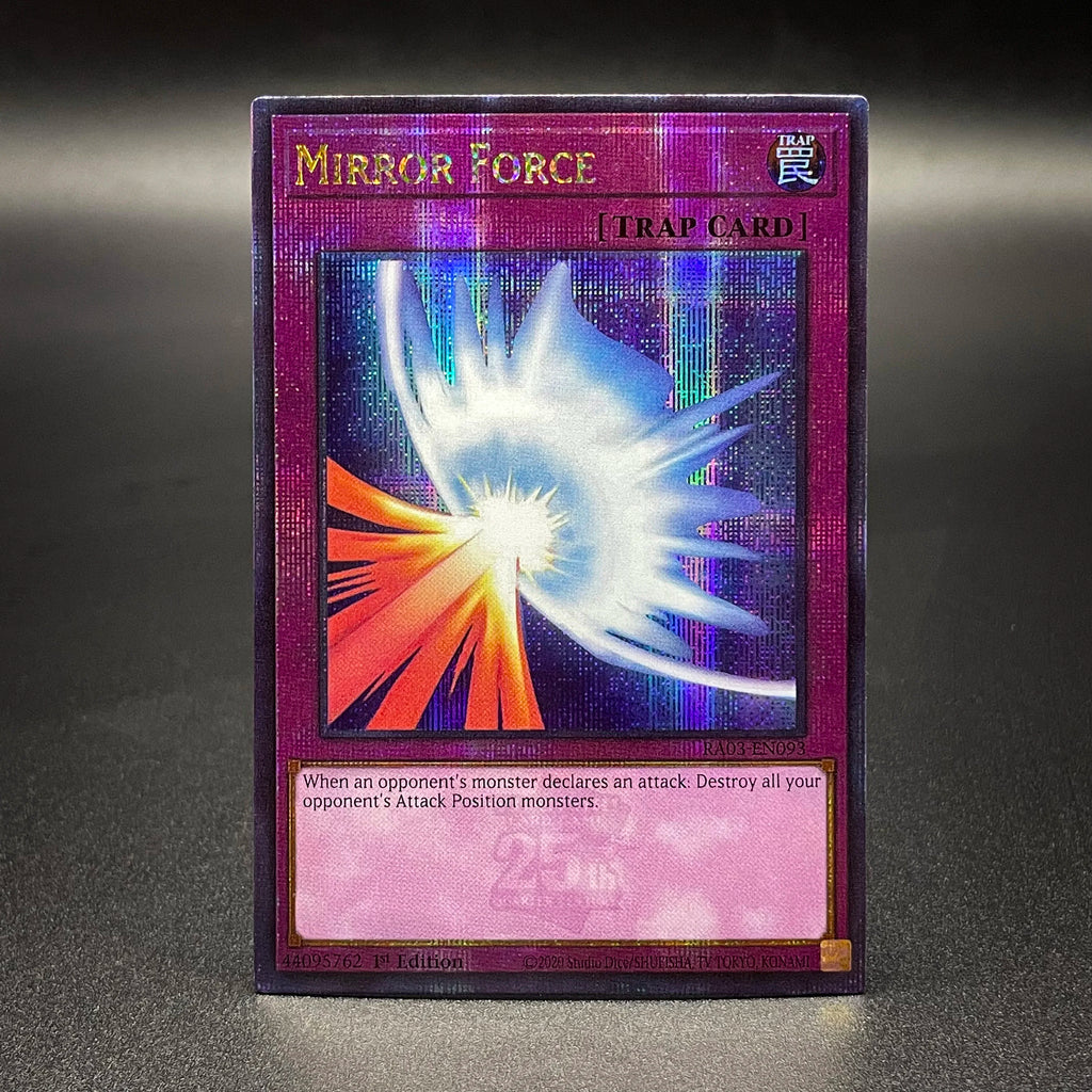 YuGiOh! QCSER Cards RA03-EN099 JINZO MULCHAMY MEOLS RAIGEKI MIRROR FORCE YU-GI-OH High Quality Proxy Card