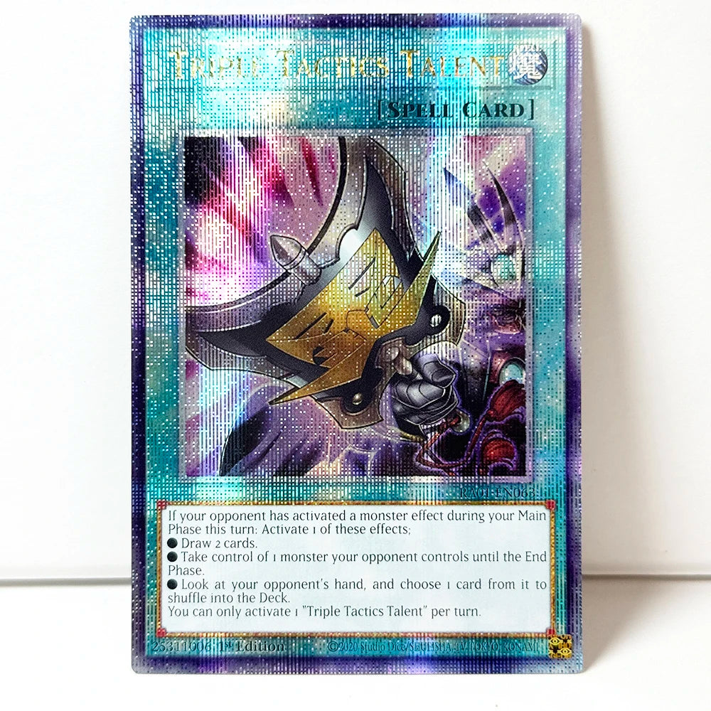 YuGiOh! 25Th Anniversary Rarity Collection Game Card Ash Blossom&Joyous Spring Ghost Belle&Haunted Mansion Triple Tactics Talent