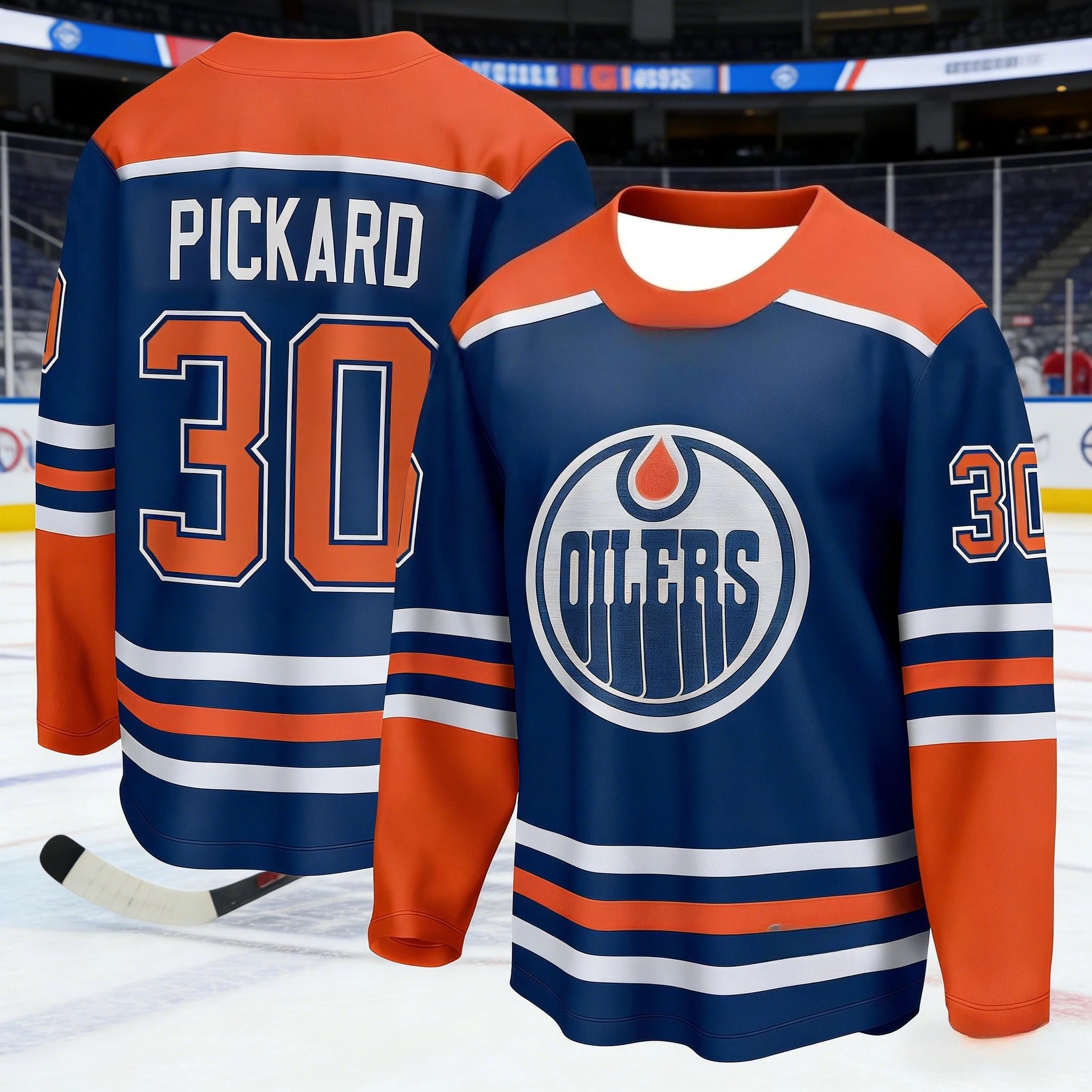 2026 Men's New Canadian Men's Ice Hockey Sport Shirt 3D Print Royal High-Grade Ball Game Long-Sleeved Shirt Kids