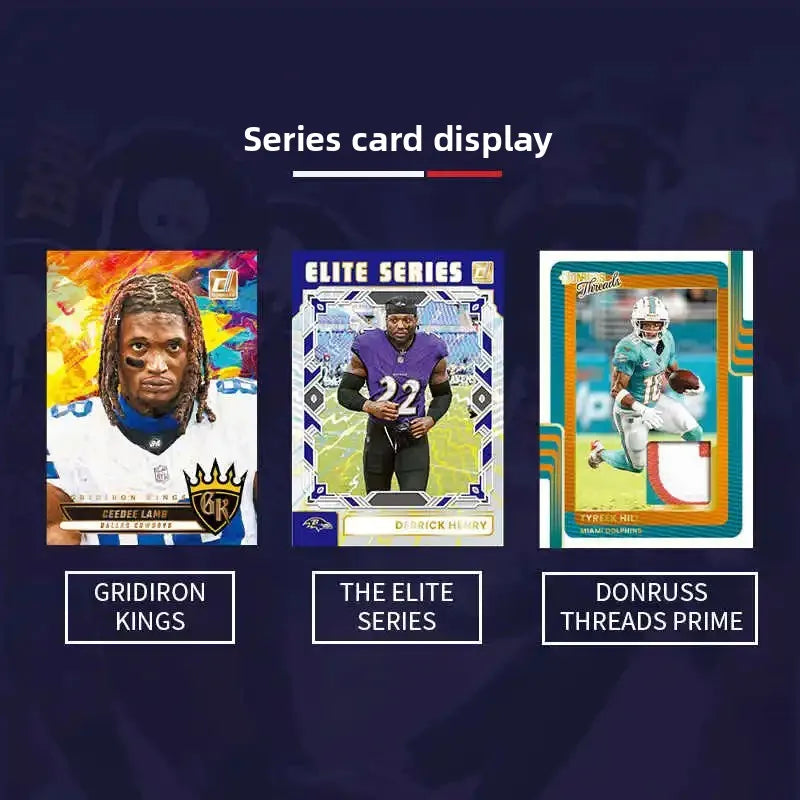 2025 Panini Donruss Football NFL Trading Cards Mystery Box Sports Collectibles Holiday Birthday Gifts for Boys & Girls