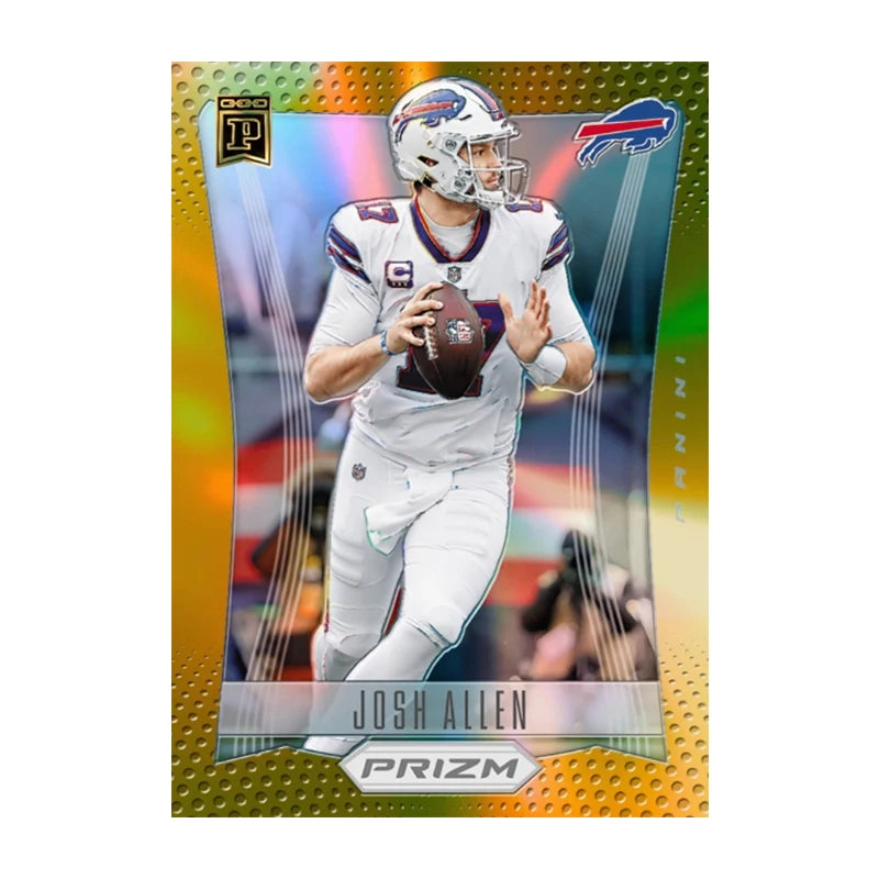 Homemade Diy Panini NFL Rugby Star Patrick Mahomes Jelen Hurts Joe Burrow Josh Allen Justin Herbert Collection Card Toys Gift