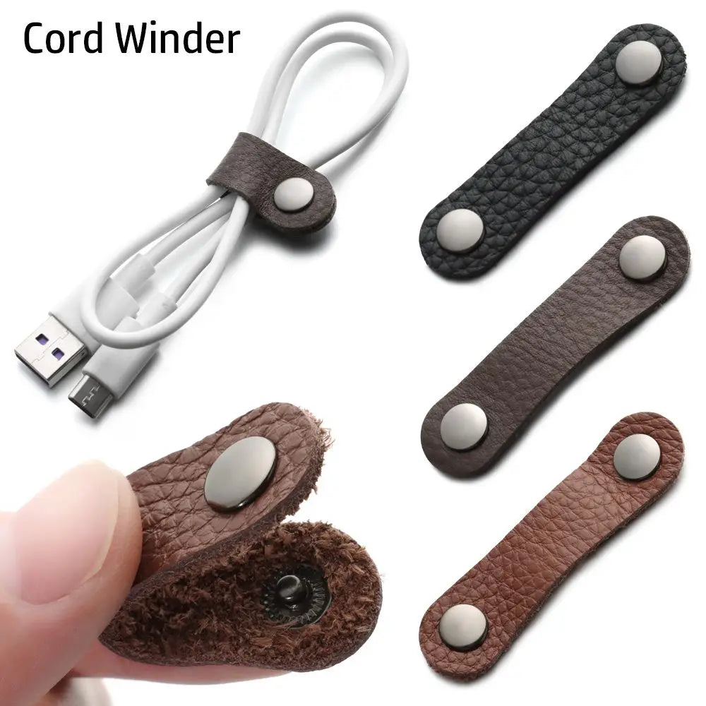1Pcs Cartoon Earphone Cord Winder Charger Cable Protector Cable Management Cable Winder Cord Organizer Winder Tie