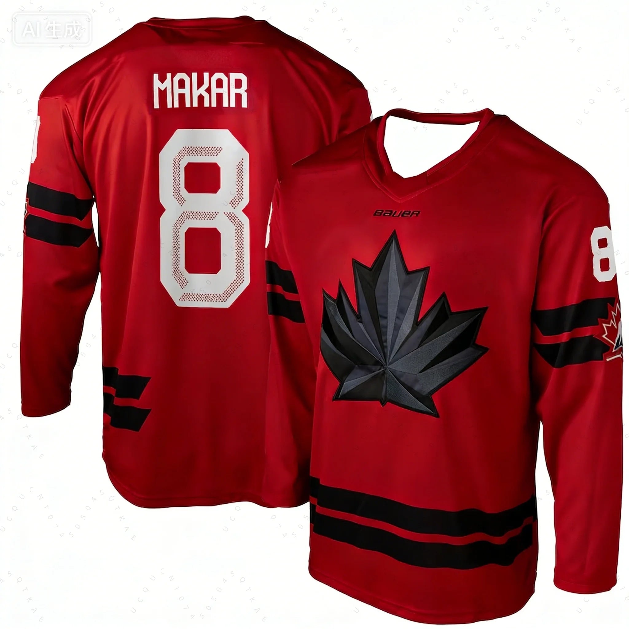 2026 New Model Arrival Canada Ice Hockey Game Jersey Mcdavid Fan Special Hockey Jersey Kit Men's Long-Sleeve Athletic T-Shirts