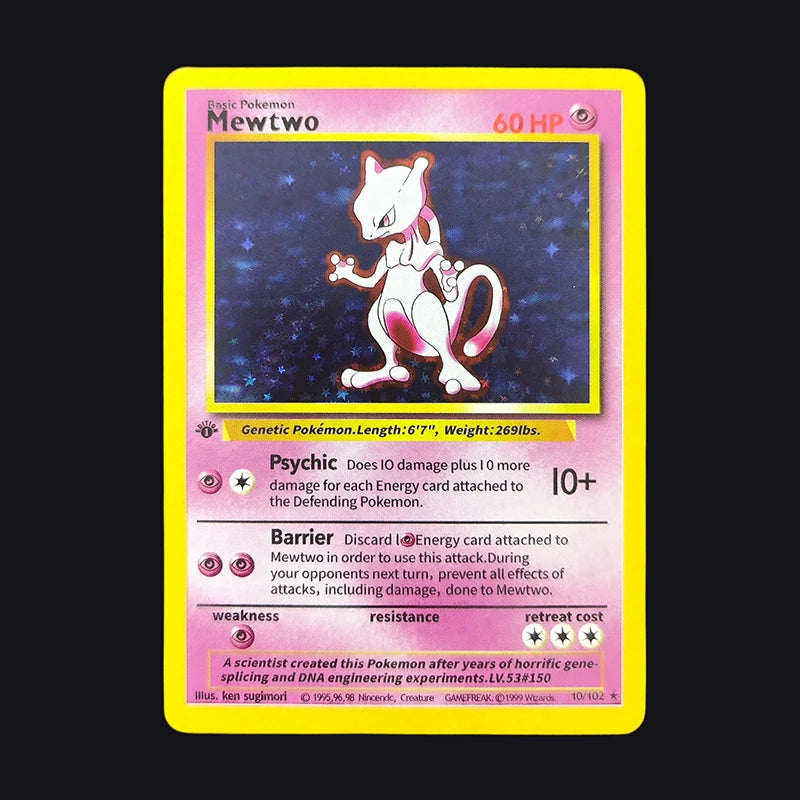 DIY 1999 POKEMON Game English 1ST EDITION Charizard Blastoise Venusaur Holo 4/102 Anime Game Collection Card