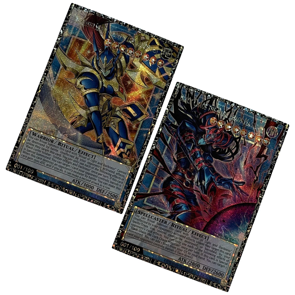 Yu-Gi-Oh! Collection DIY Proxy Cards Magician of Dark Chaos Black Chaos Black Luster Soldier Soldier of Light Dark Non-Original