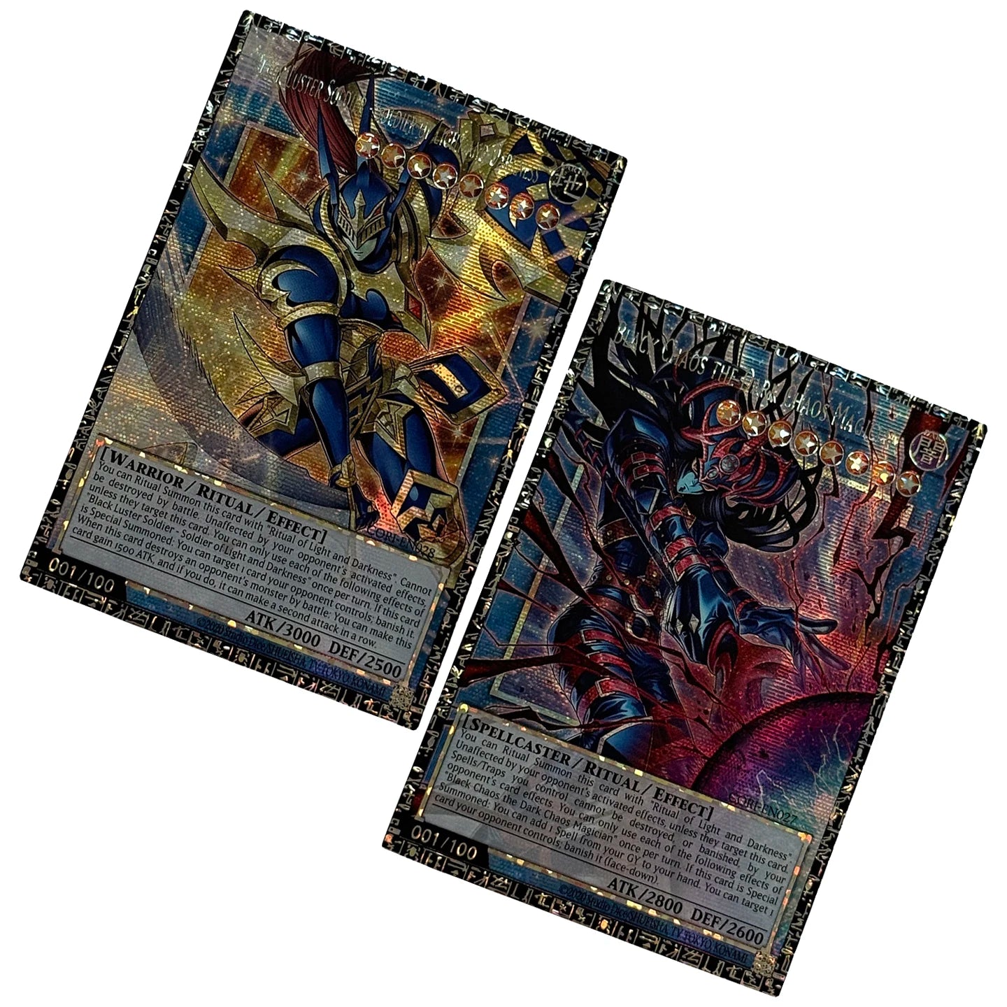 Yu-Gi-Oh! Collection DIY Proxy Cards Magician of Dark Chaos Black Chaos Black Luster Soldier Soldier of Light Dark Non-Original