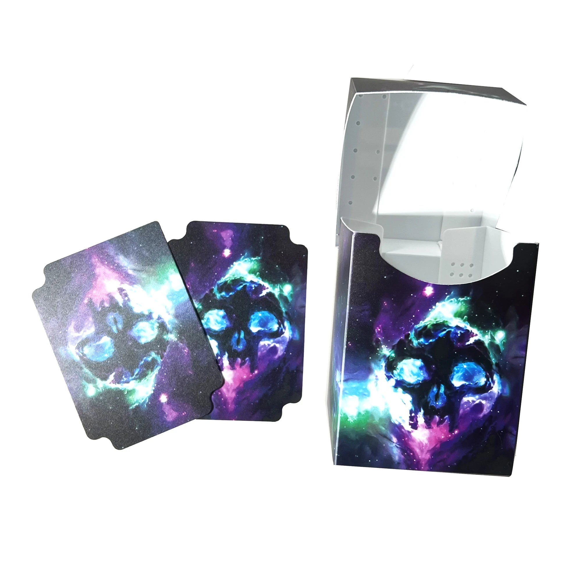 BL Classic 100+ BASIC LANDS Swamp Island MTG Trading Cards Box TCG/CCG Storage Card Deck Case for /PKM/YGO With Two Dividers