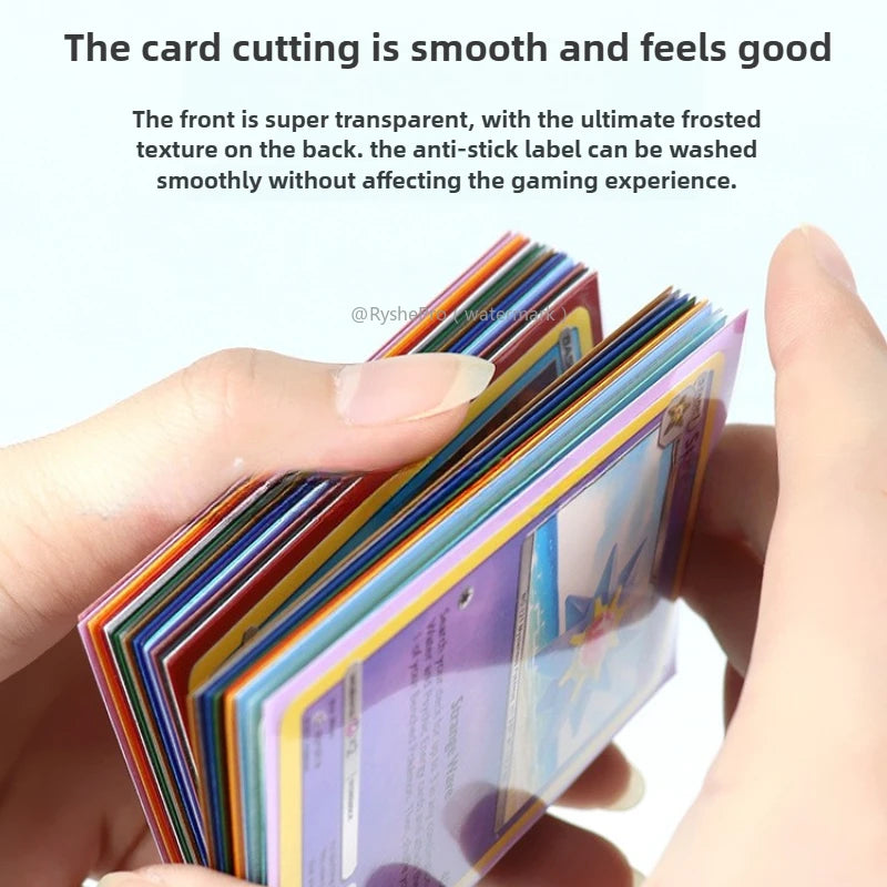 Standard Size Card Sleeves Premium Perfect Exact Fit Inner Card Sleeves with Pokemon Cards for TCG MTG Sports Cards ﻿