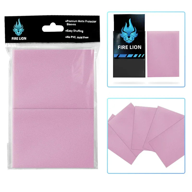 100PCS Premium Card Sleeves Matte Card Sleeves Compatible with MTG Pokemon Trading Cards and Sport Standard Sized Board Game