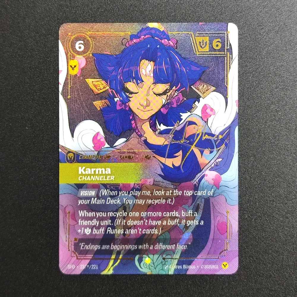 Proxy Riftbound League of Legends Spiritforged SFD Vayne Ahri Irelia Bard Teemo Yone Yasuo (Signature) Collection Game Card