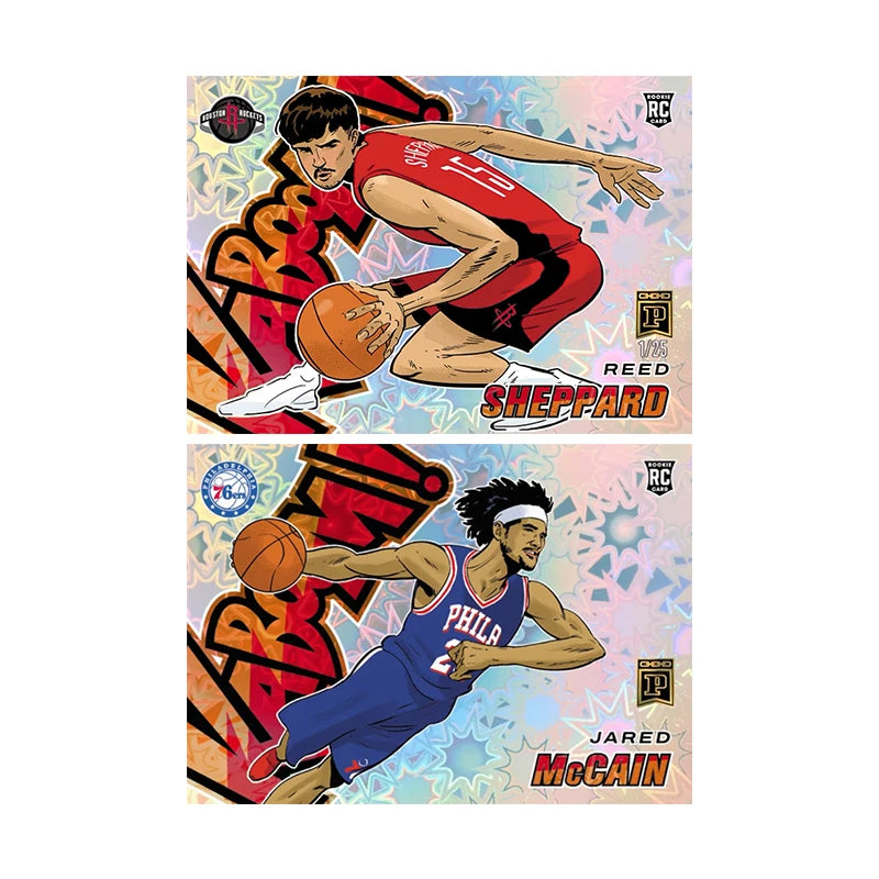 Homemade Diy Panini Basketball Star Card Anthony Edwards Nikola Jokic Curry Wembanyama Collection Card Toys Gift