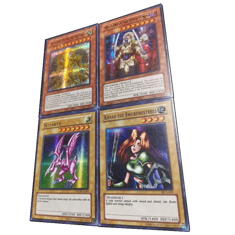 Yu-Gi-Oh DIY Seiyaryu Iestament of The Arcane Lords Armament of The Lethal Lords Collectible Cards for Christmas Birthday Gifts