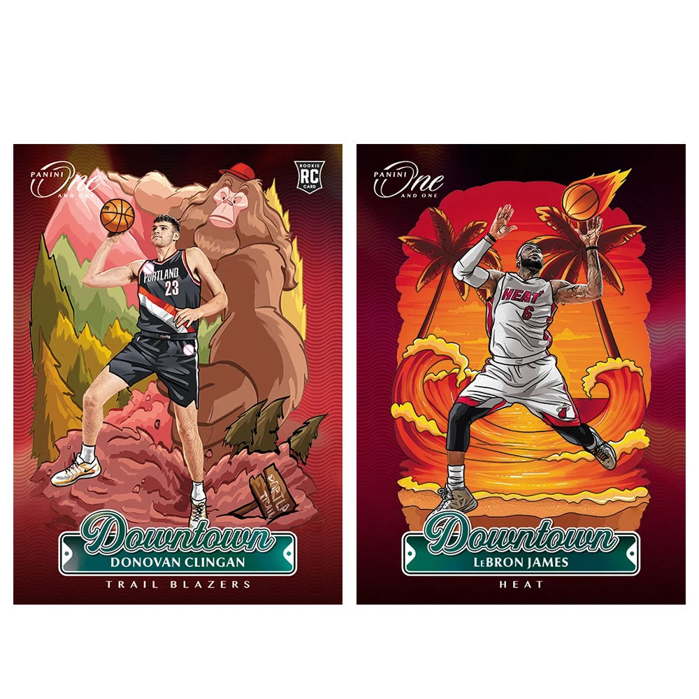 SPORTS DIY homemade 2025 basketball DOWNTOWN Curry James Durant Doncic Wembanyama Tatum Lillard Collectible cards Holiday gifts